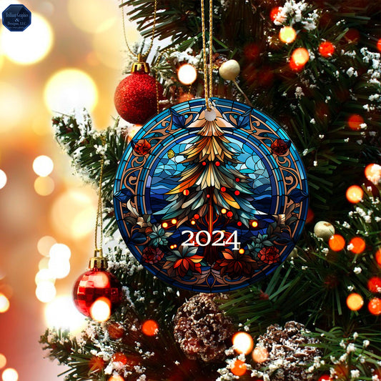 Christmas Tree Ornament, 2024 Heirloom Gift.