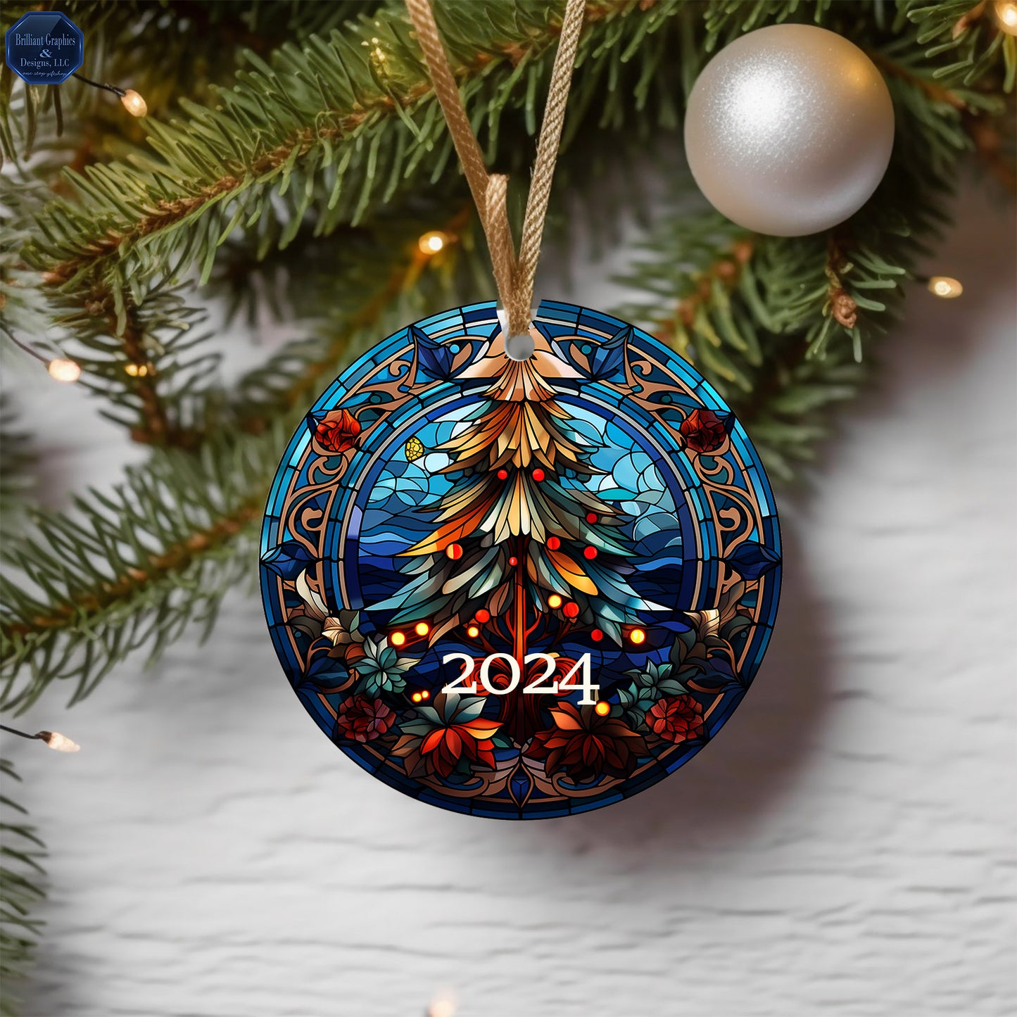 Christmas Tree Ornament, 2024 Heirloom Gift.