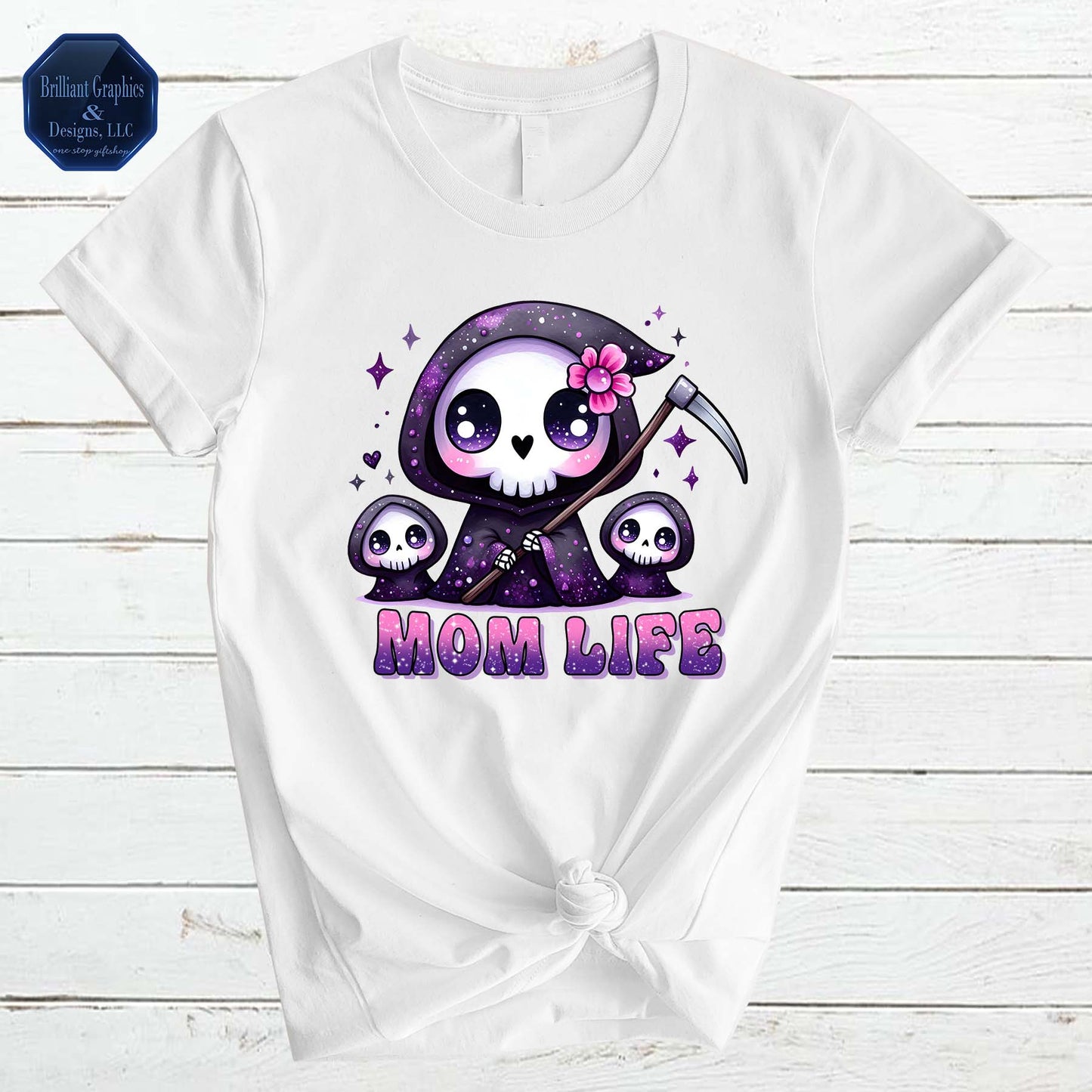 Mom Life, Ghost T-shirt