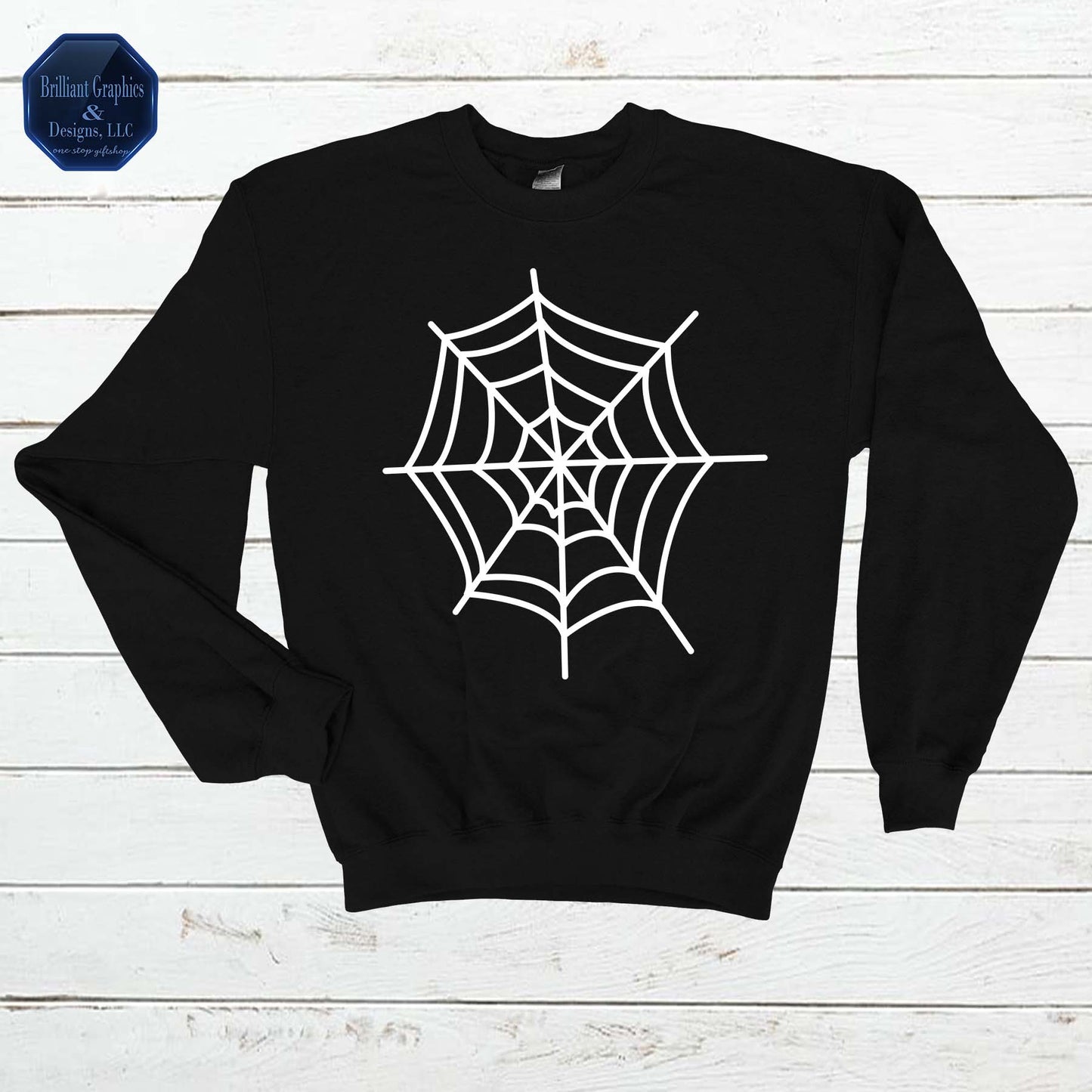 Spider Web Halloween Sweatshirt