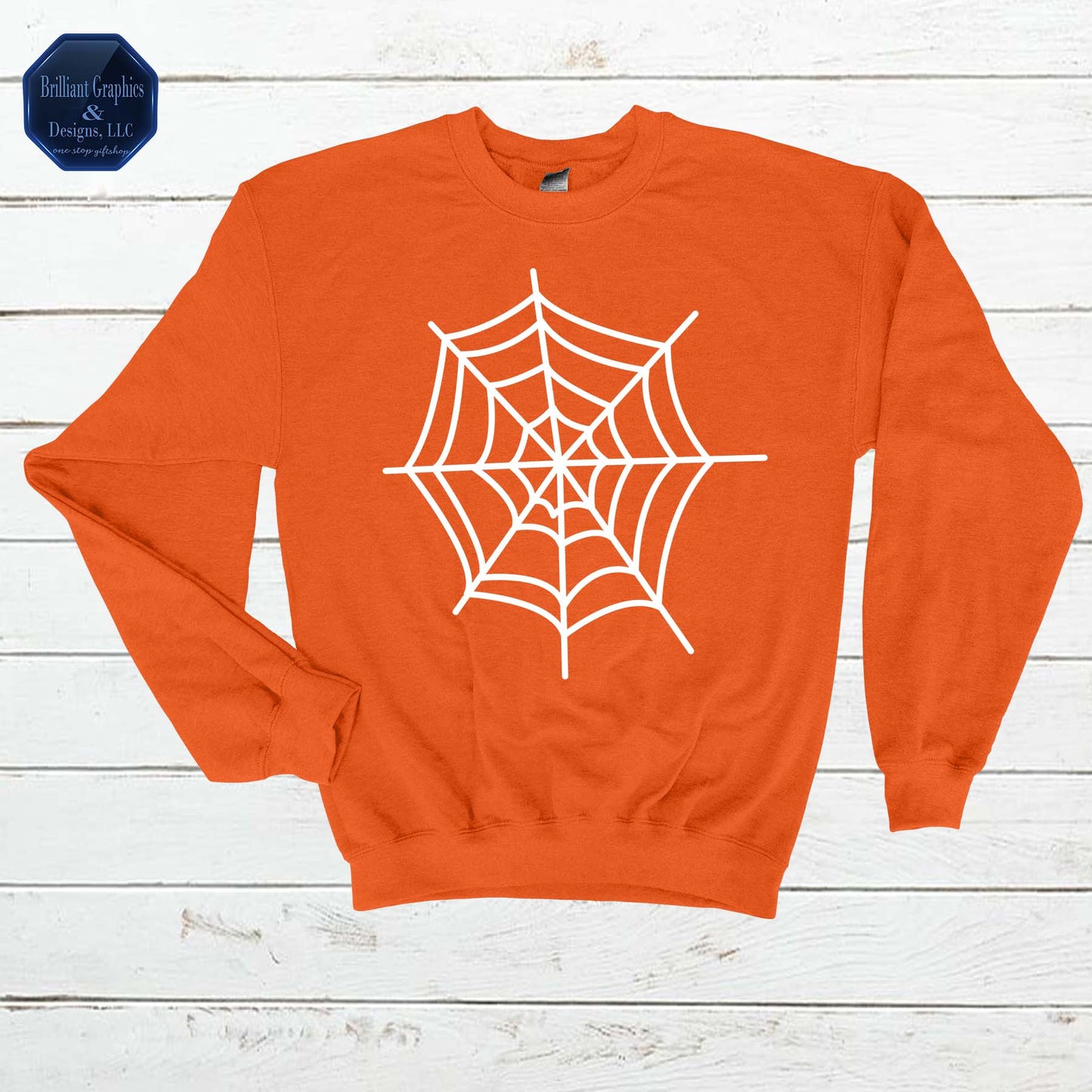 Spider Web Halloween Sweatshirt