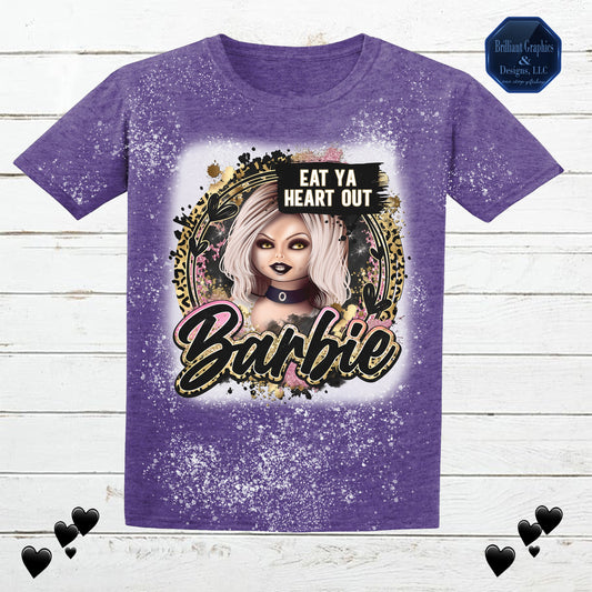 Eat Ya Heart Out Barbie, Horror Girl Tiffany T-shirt