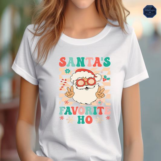 Santa's Favorite Ho Retro T-shirt