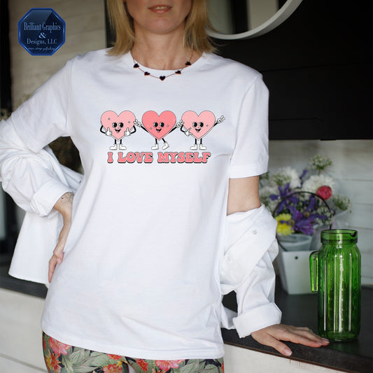 I Love Myself, Valentine's Day T-shirt
