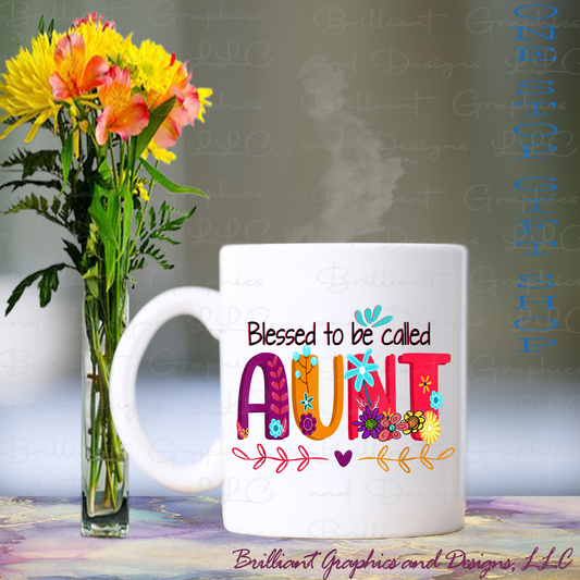 Blessed to be called Aunt Coffee Cup