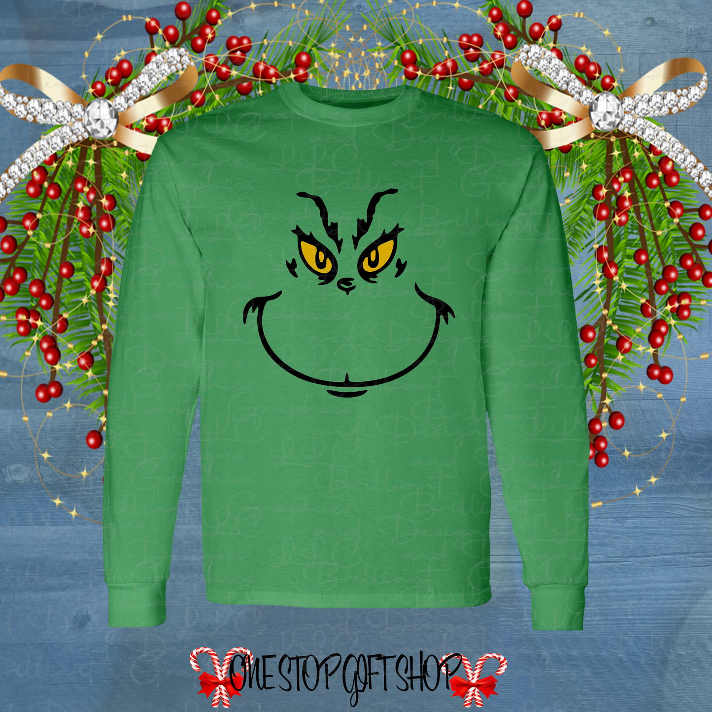 Grinch Themed Christmas Shirt