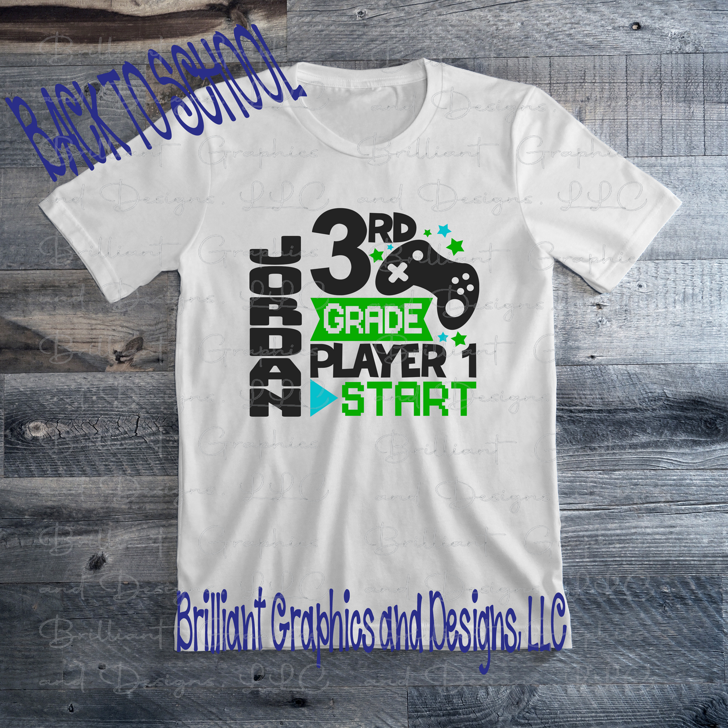 Boys, Gamer - Back-to-School Fun Tshirt