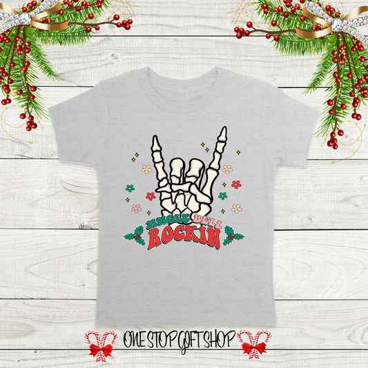 Jingle Bell Rockin' Rebel Kids T-Shirt