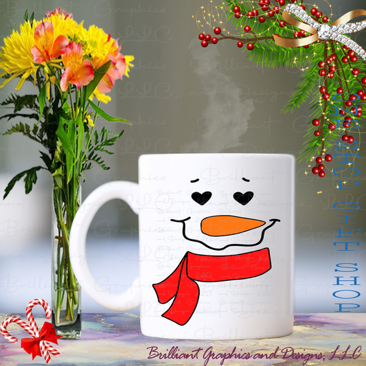 Overjoyed Snowman Holiday Cup