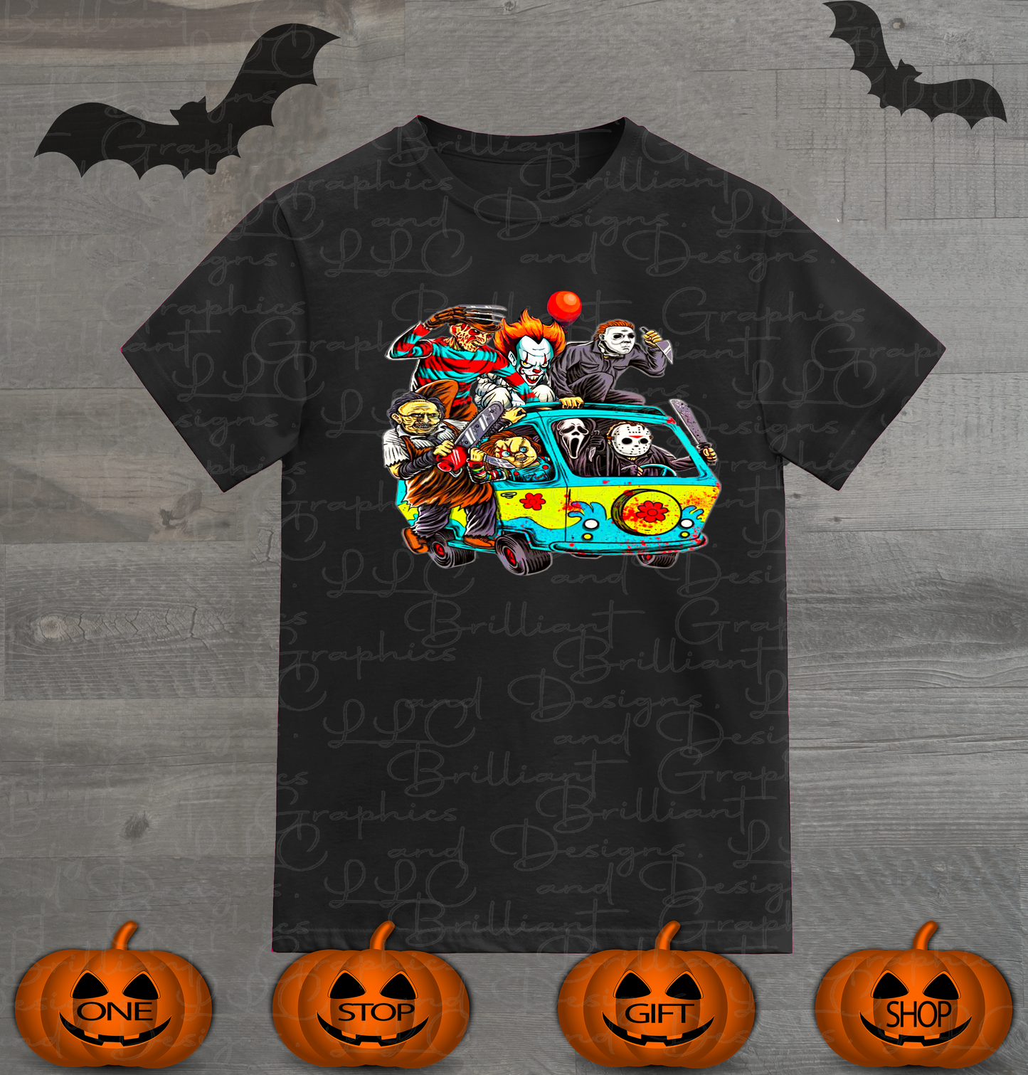 Halloween Villain Friends T-Shirt