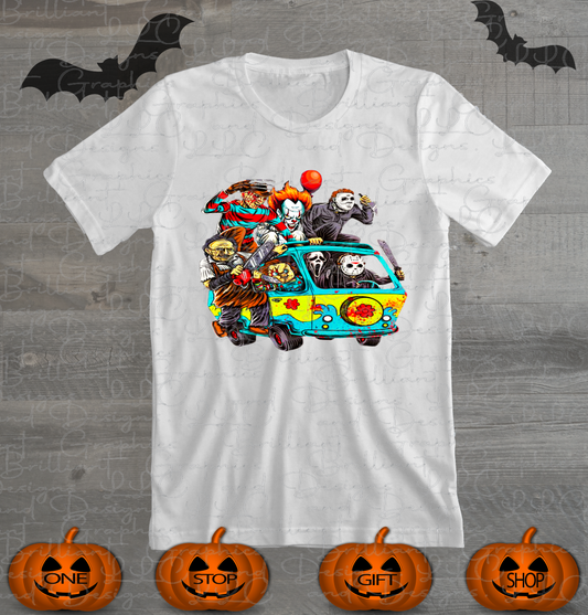 Halloween Villain Friends T-Shirt