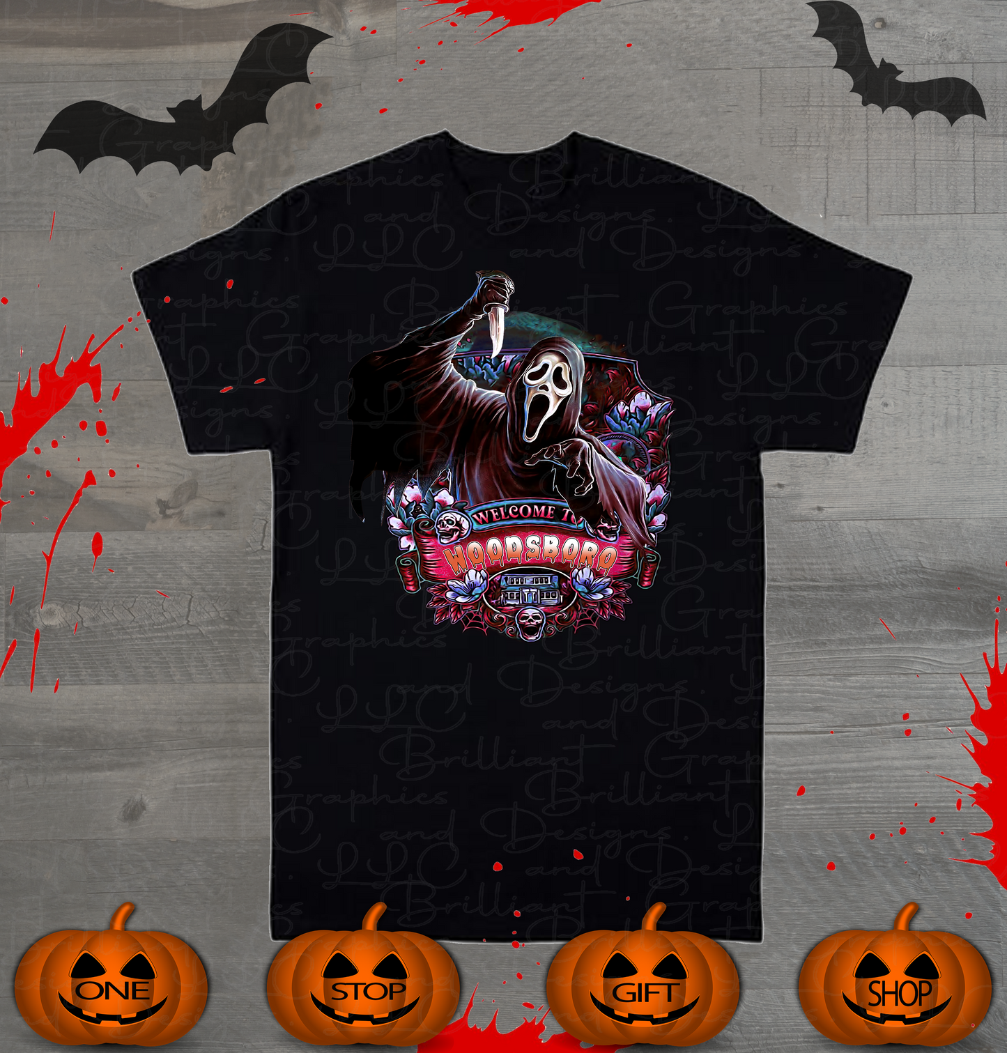 Welcome to Woodsboro Halloween T-shirt