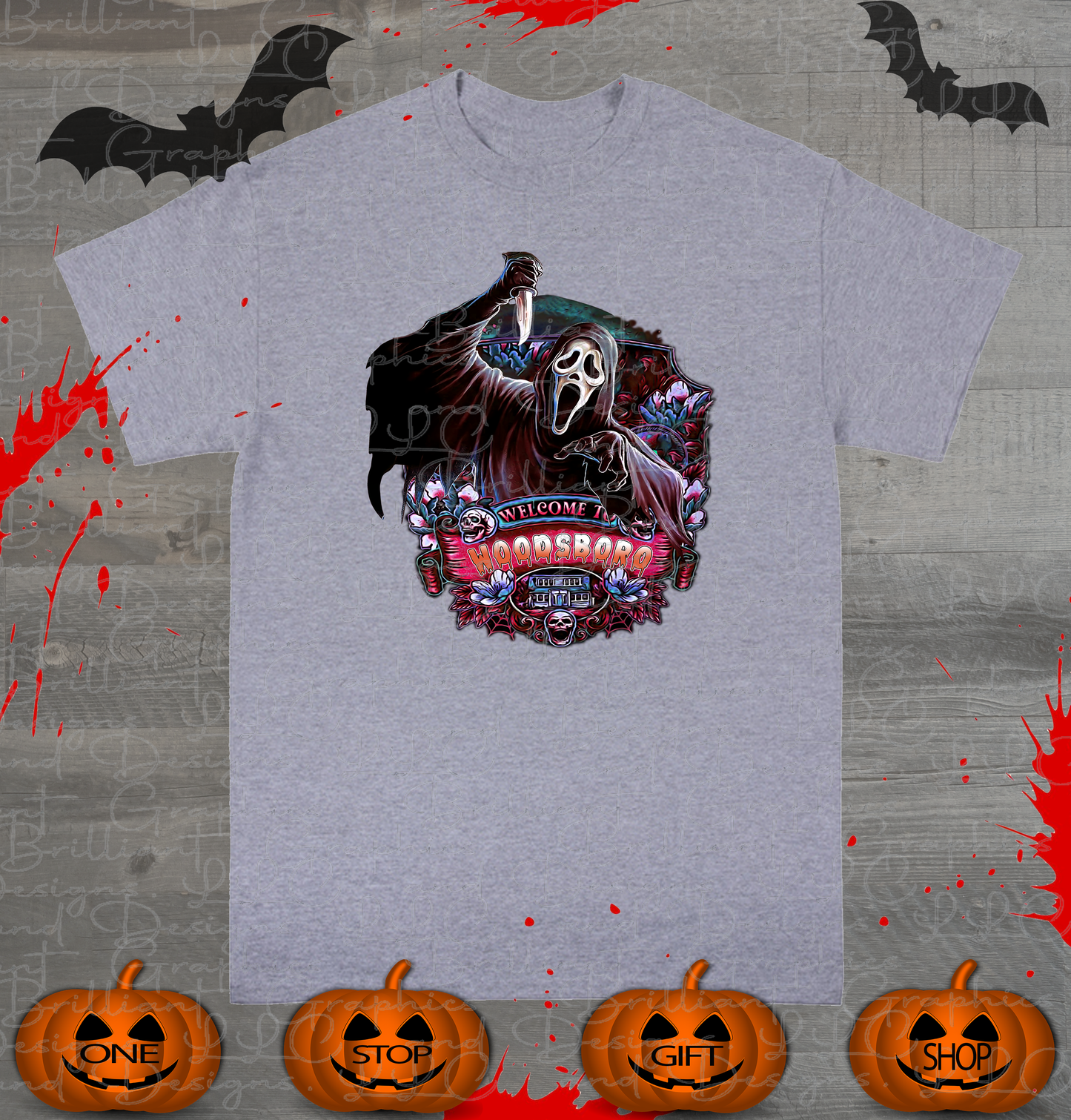 Welcome to Woodsboro Halloween T-shirt