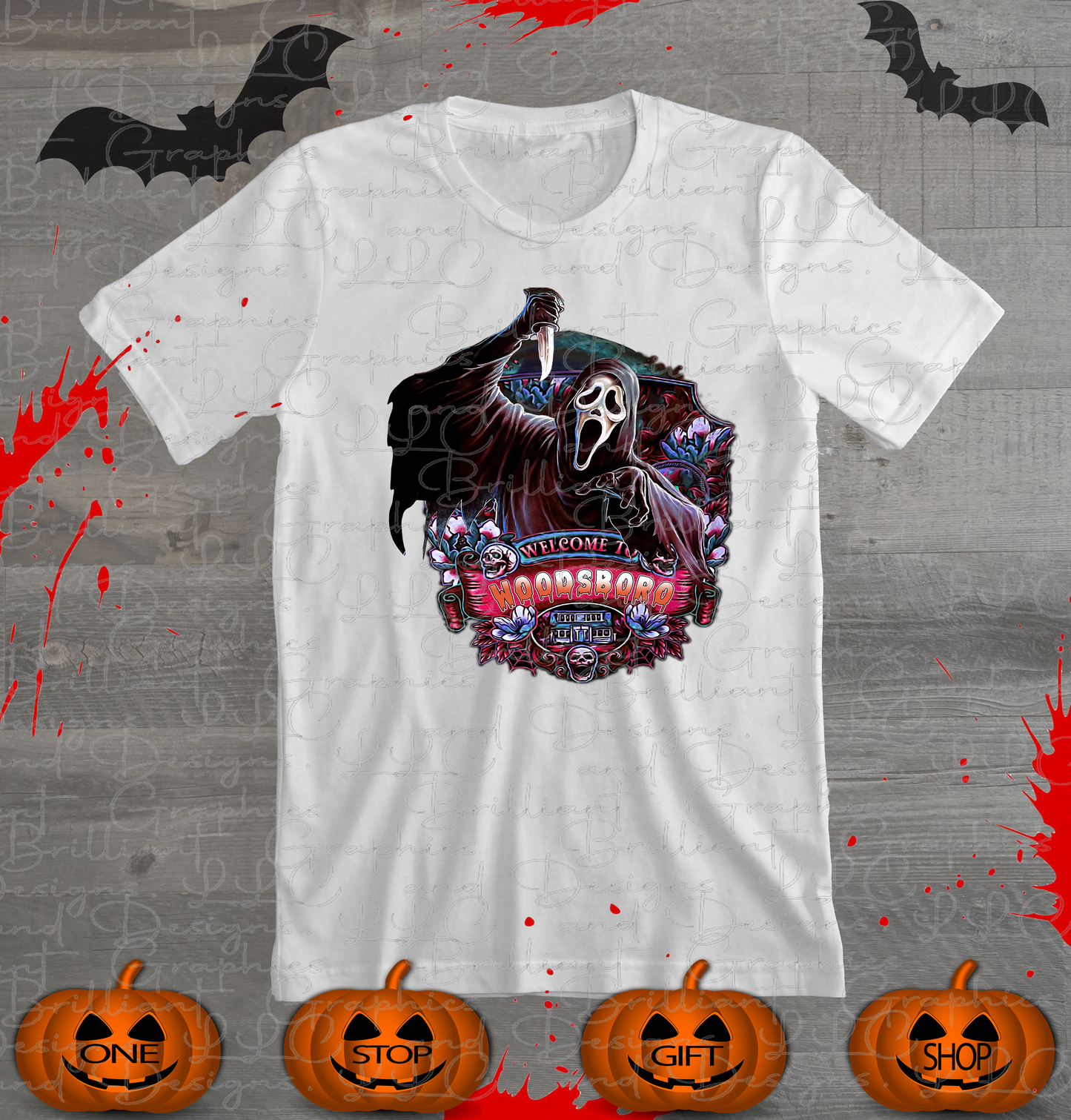 Welcome to Woodsboro Halloween T-shirt